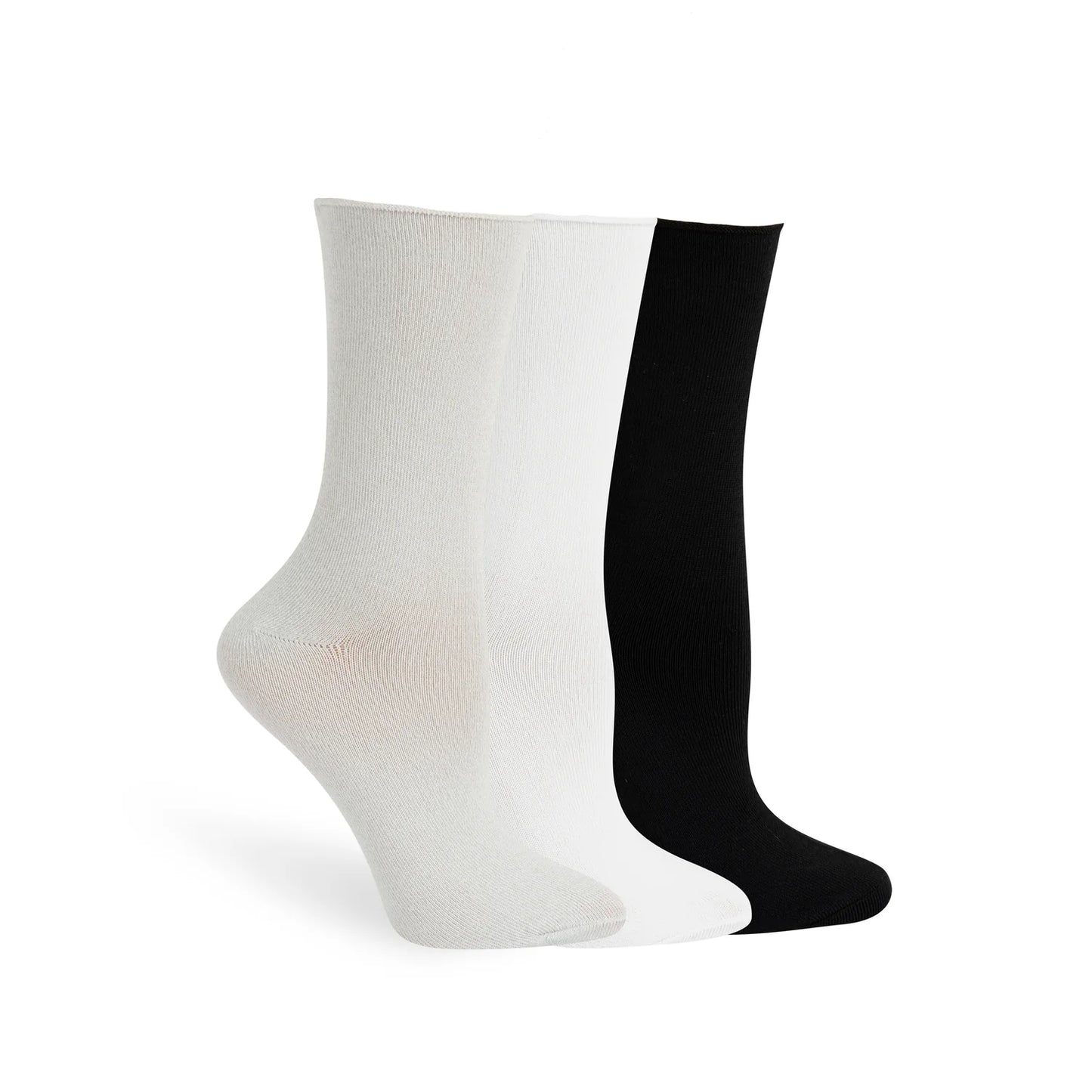 Womens Recycled Powder Crew Sock - 3PK1