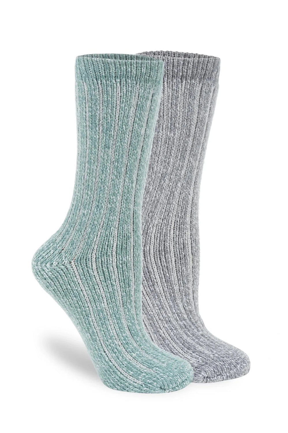 Womens Recycled Boyfriend Crew Sock - 2PK