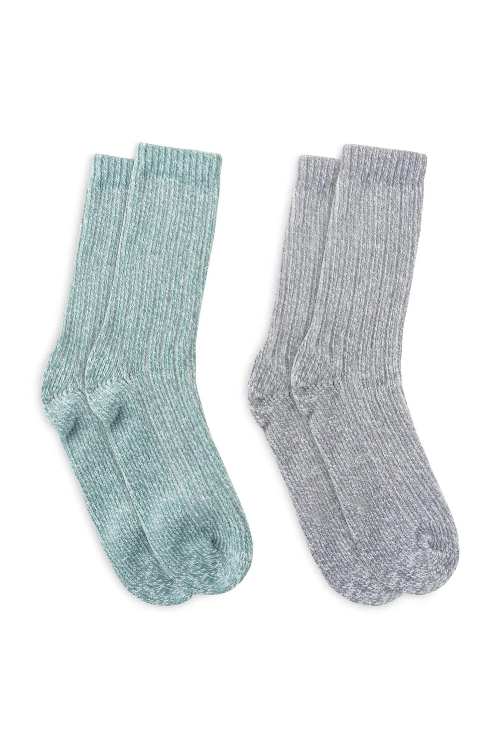 Womens Recycled Boyfriend Crew Sock - 2PK
