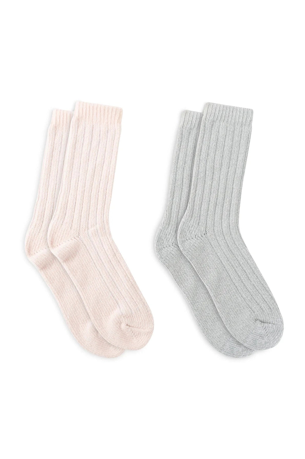Womens Recycled Boyfriend Crew Sock - 2PK