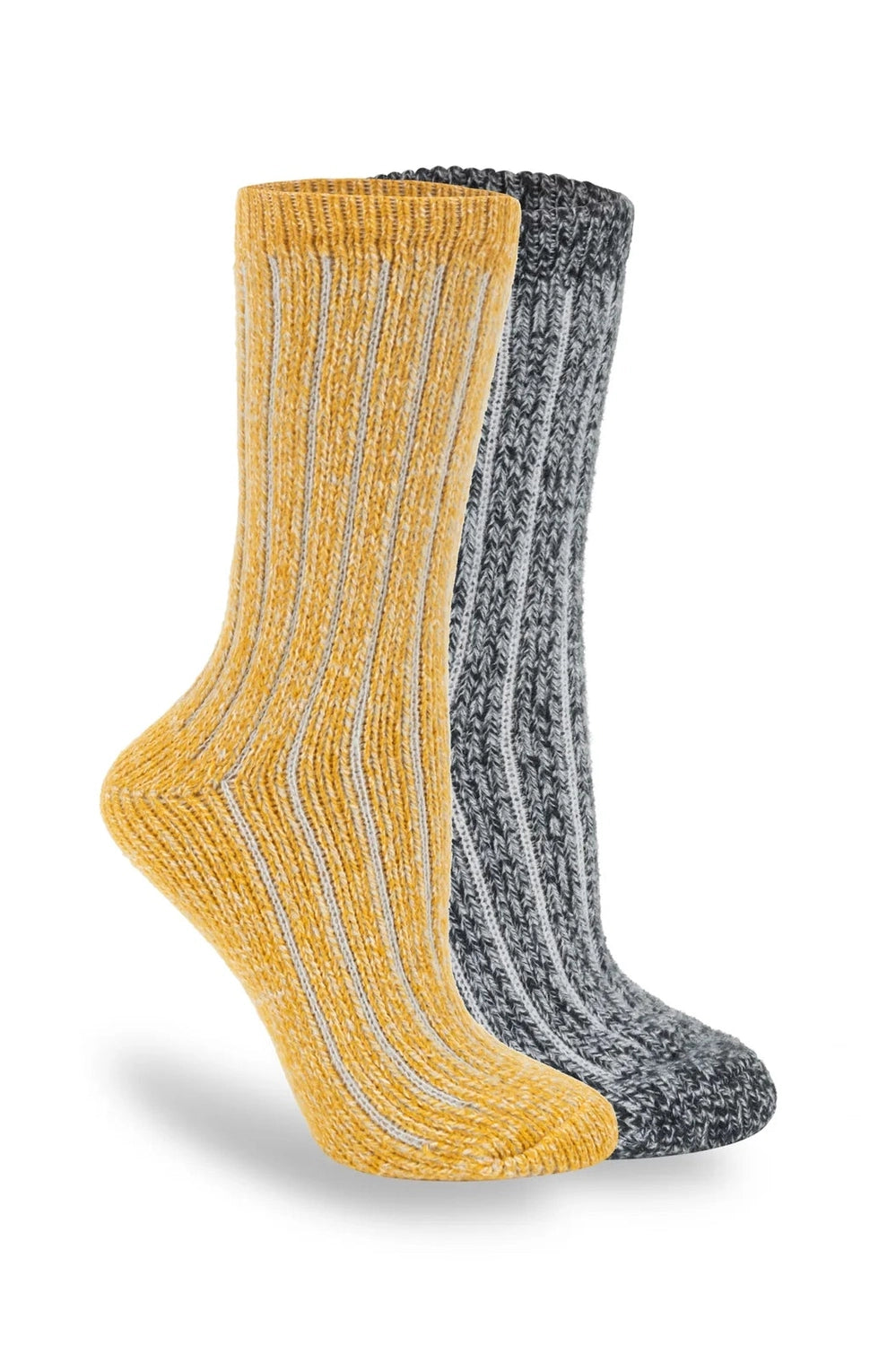 Womens Recycled Boyfriend Crew Sock - 2PK