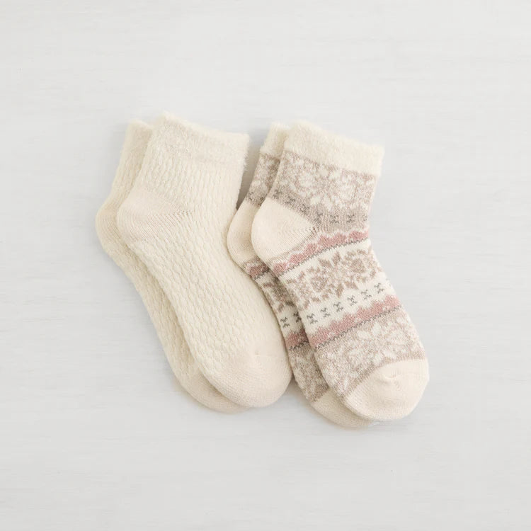 Snow Day Double Layer Low Cut - 2PK