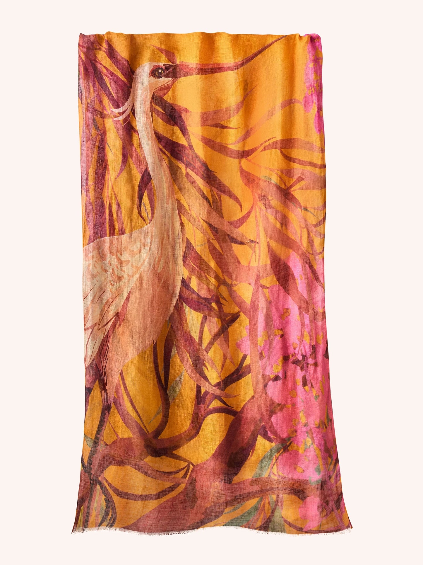 Oriental Crane Scarf