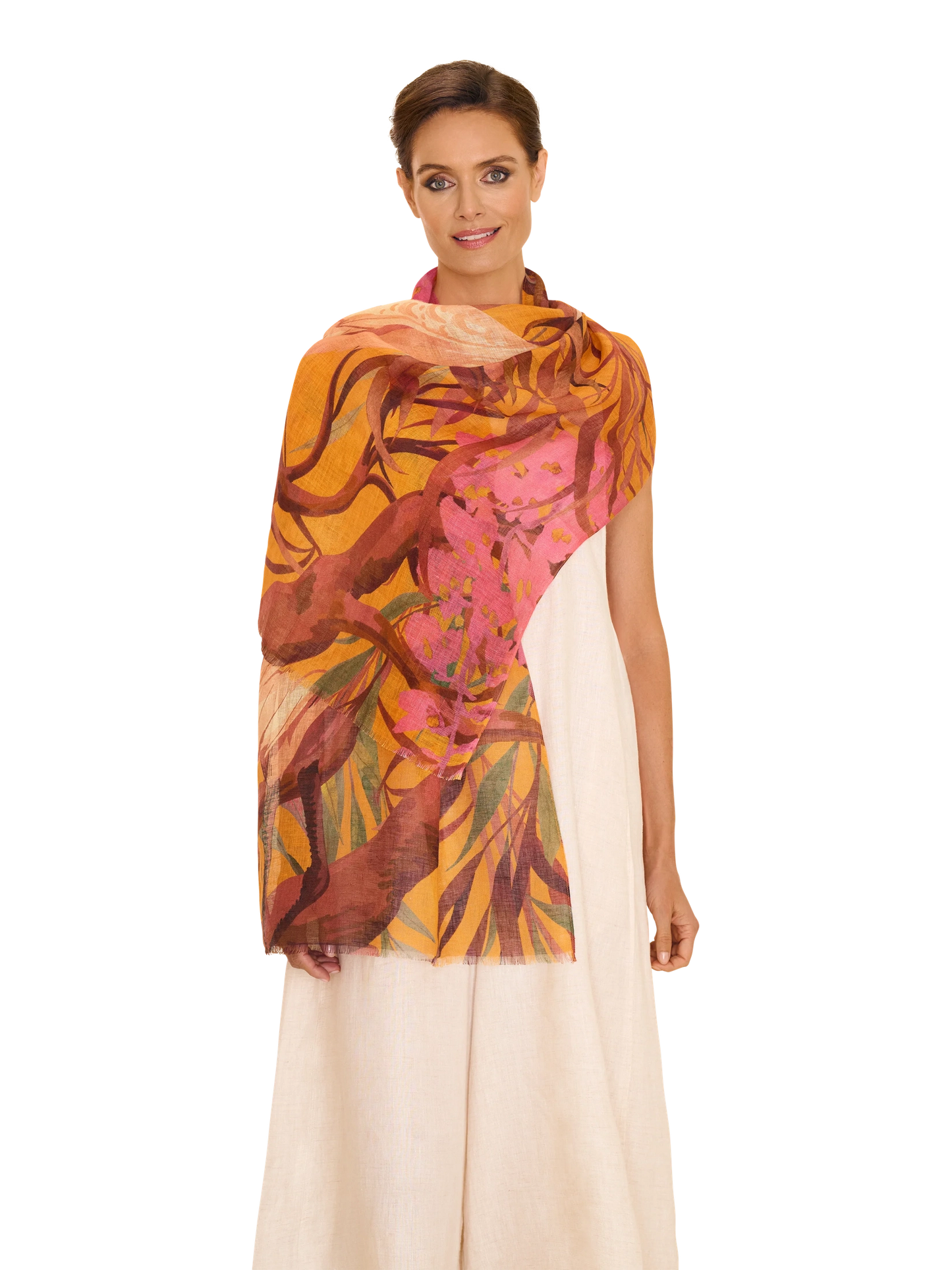 Oriental Crane Scarf