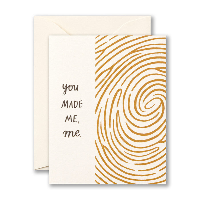 You Made Me, Me Father's Day Card