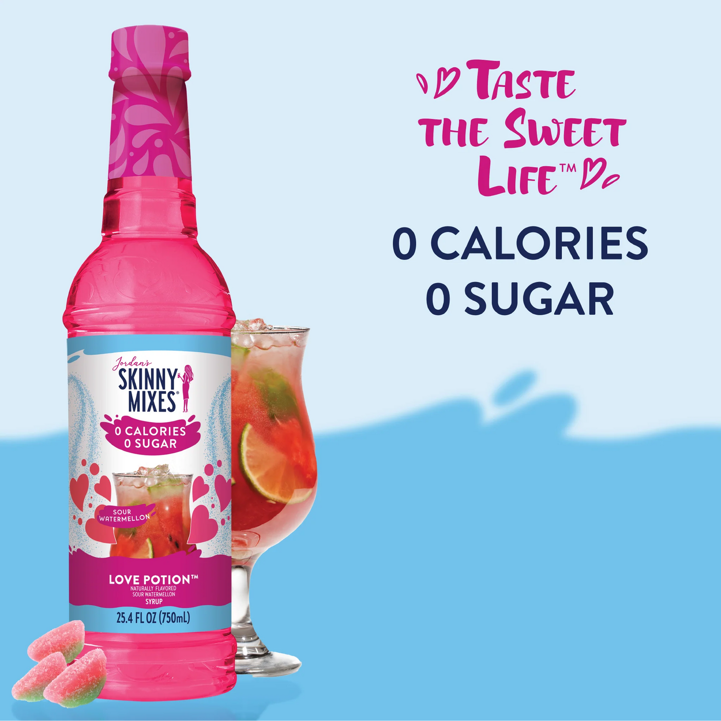 Sugar Free Love Potion Syrup | Sugar Free Sour Watermelon Syrup
