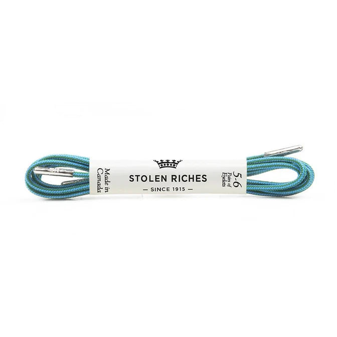 Dress Laces - Lagoon Stripe