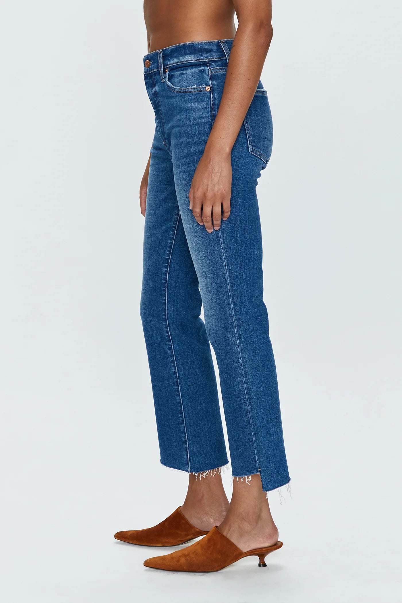 LENNON High Rise Cropped Boot Cut Jeans | Countryside Vintage