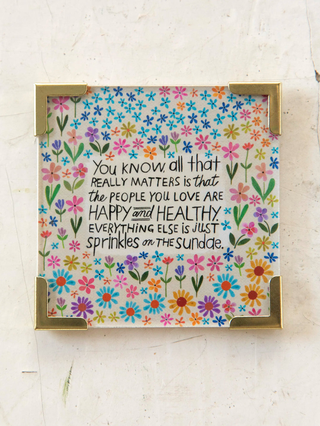 Corner Magnet - Happy Healthy