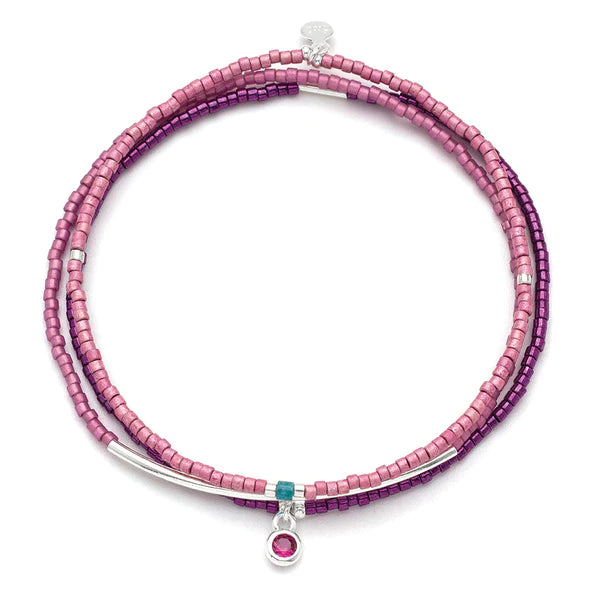 Tonal Chromacolor Miyuki Bracelet Trio - Assorted
