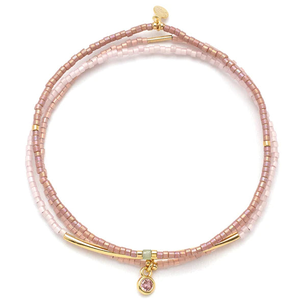 Tonal Chromacolor Miyuki Bracelet Trio - Assorted