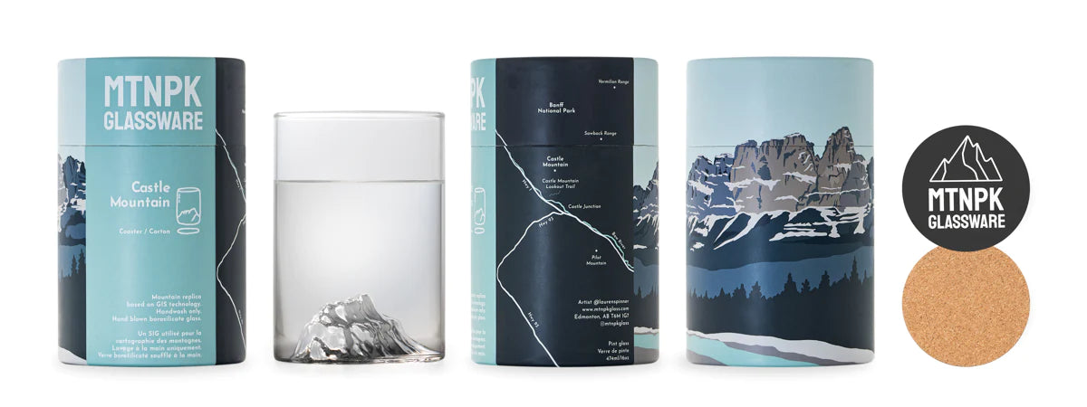Castle Mountain Pint Glass
