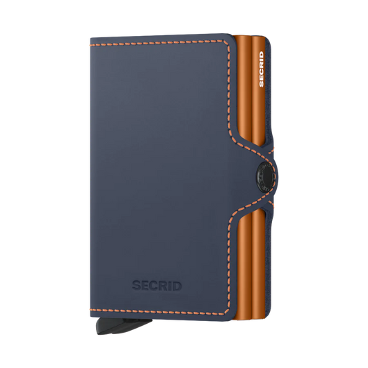 Twinwallet | Matte Night Blue & Orange
