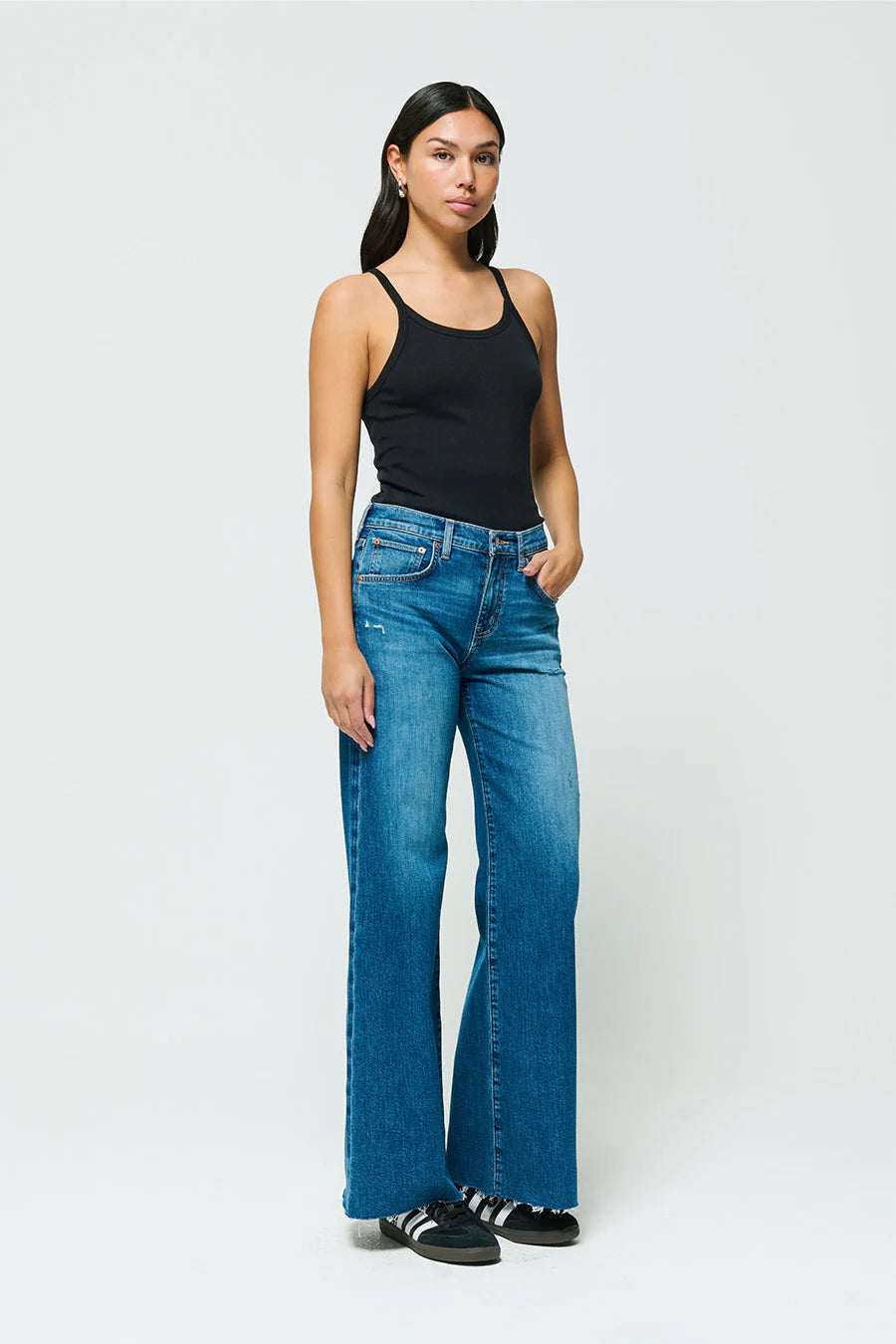 Romi French Wide Leg Jeans | Naxos