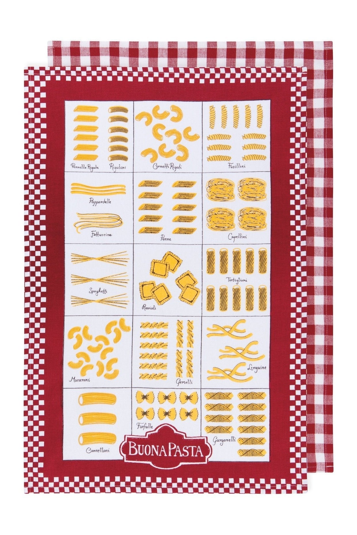 Buona Pasta Dishtowels Set of 2