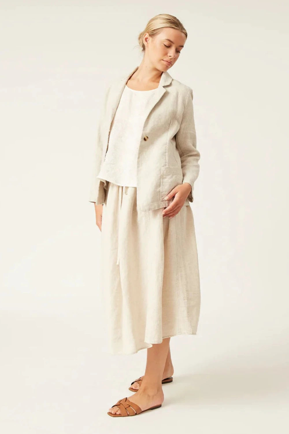 HEDI Linen Skirt