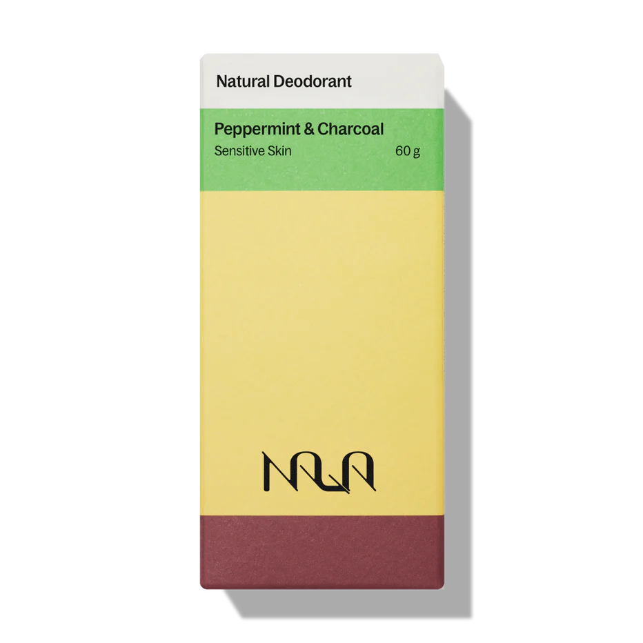 Peppermint & Activated Charcoal, Natural Deodorant