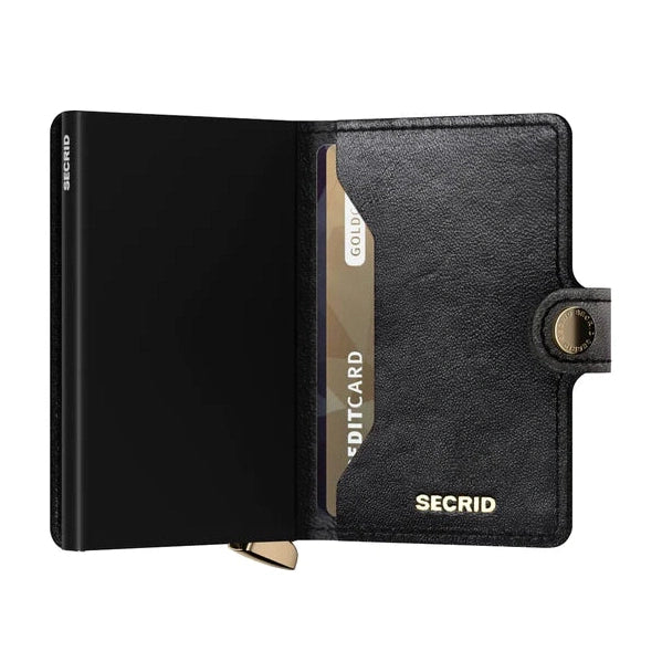 Premium Miniwallet | Emboss Diamond Black