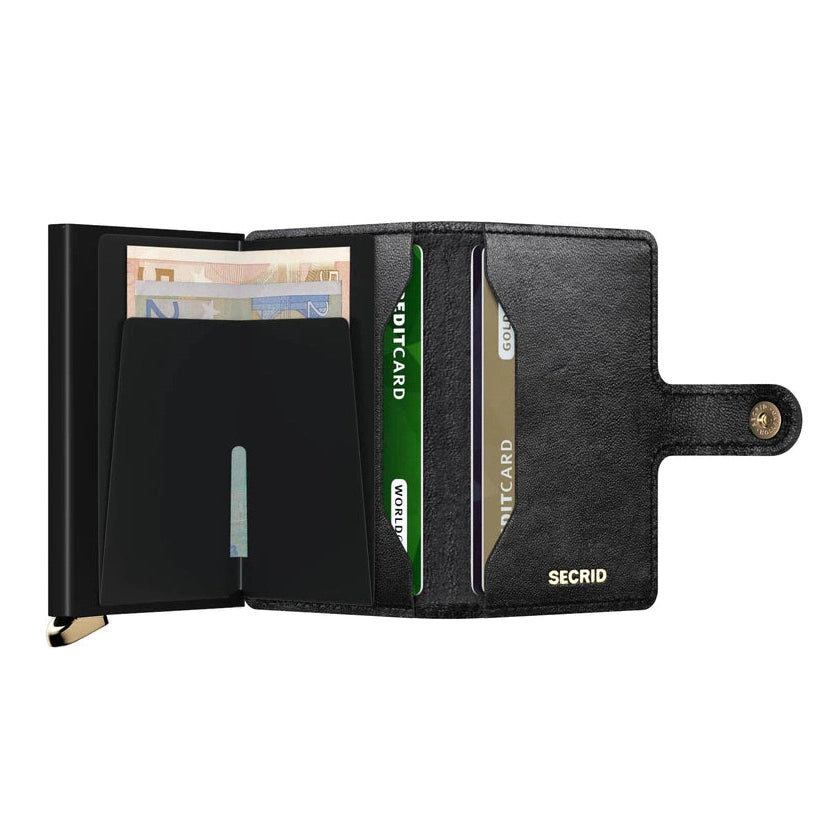 Premium Miniwallet | Emboss Diamond Black
