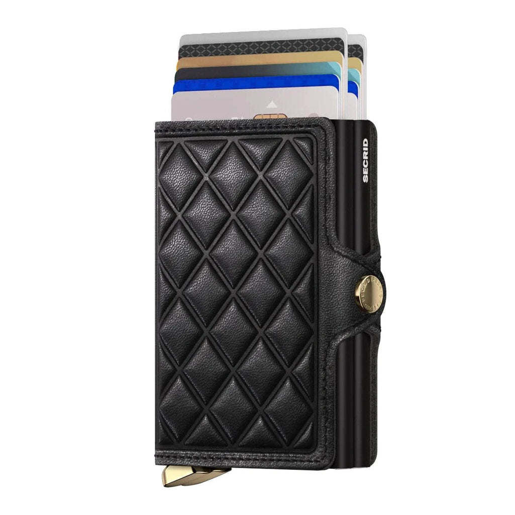 Premium Twinwallet | Emboss Diamond Black