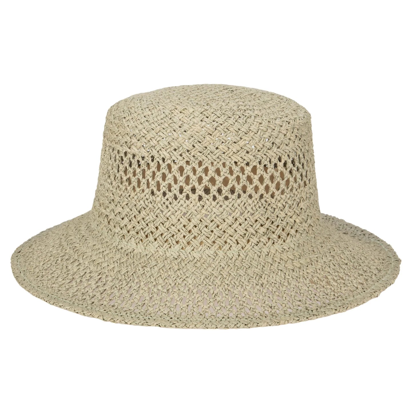 In the Clouds - Woven Paper Bucket Hat with Ventilation