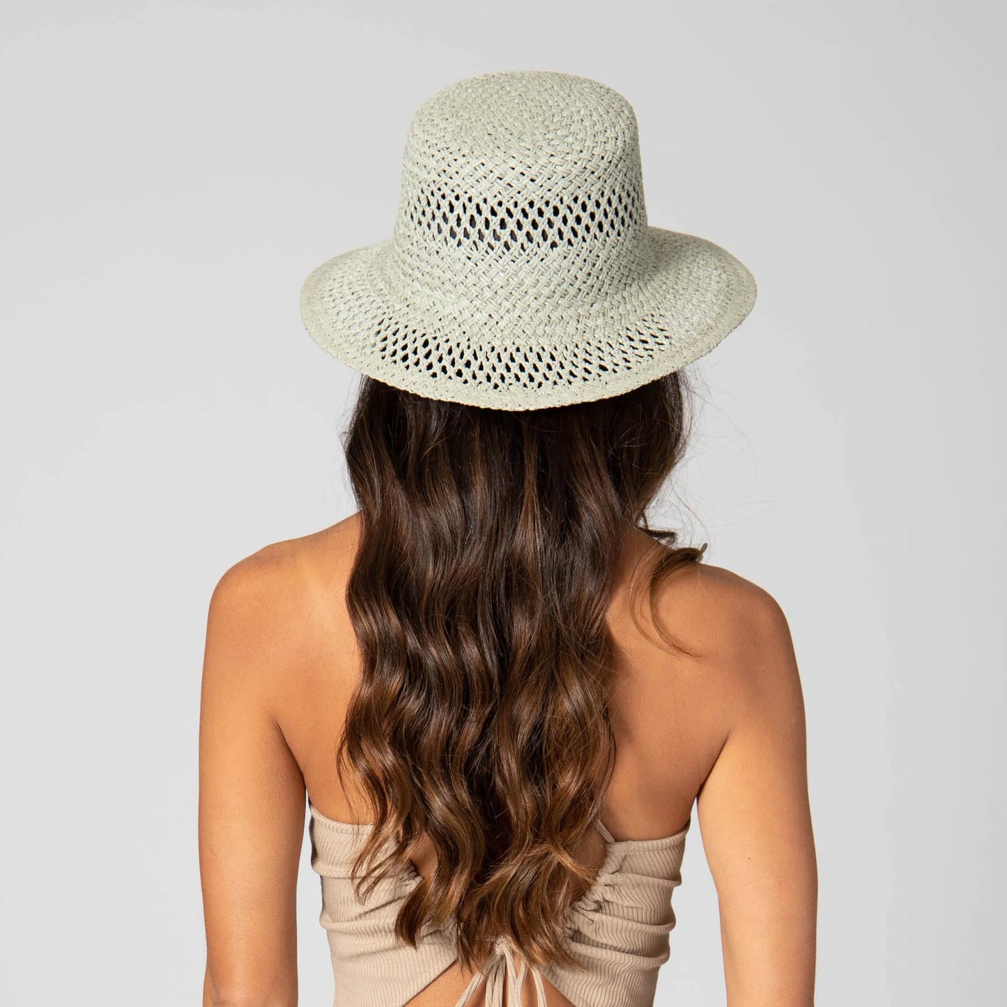 In the Clouds - Woven Paper Bucket Hat with Ventilation