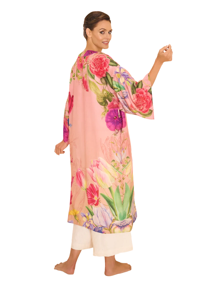 Kimono Gown - Floral Study - Petal
