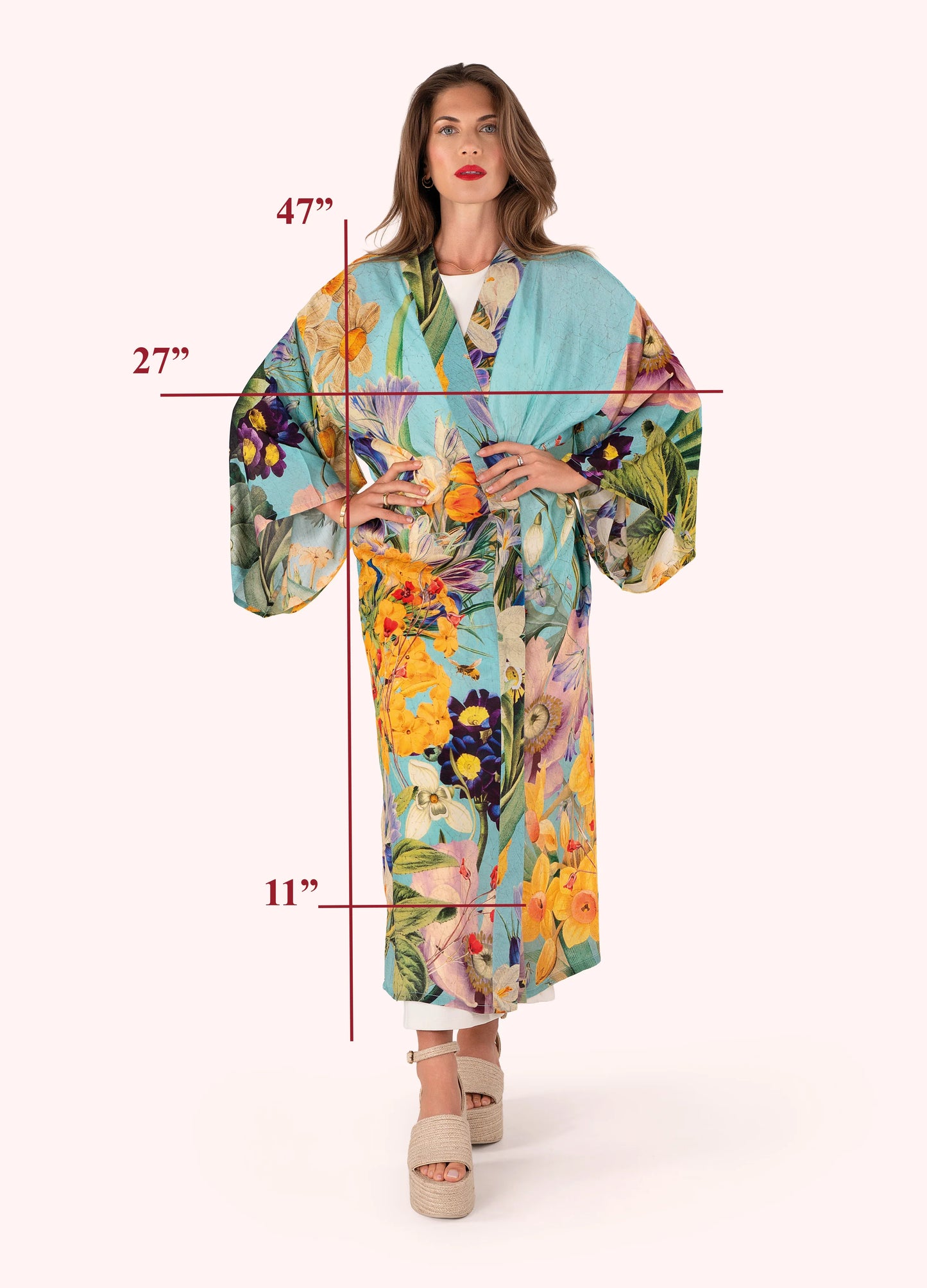 Kimono Gown - Spring Flora