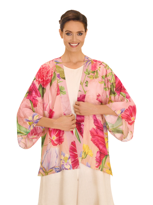 Kimono Jacket - Floral Study - Petal