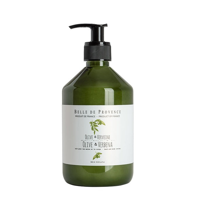 Belle De Provence 500mL Hand & Body Lotion - Olive & Verbena