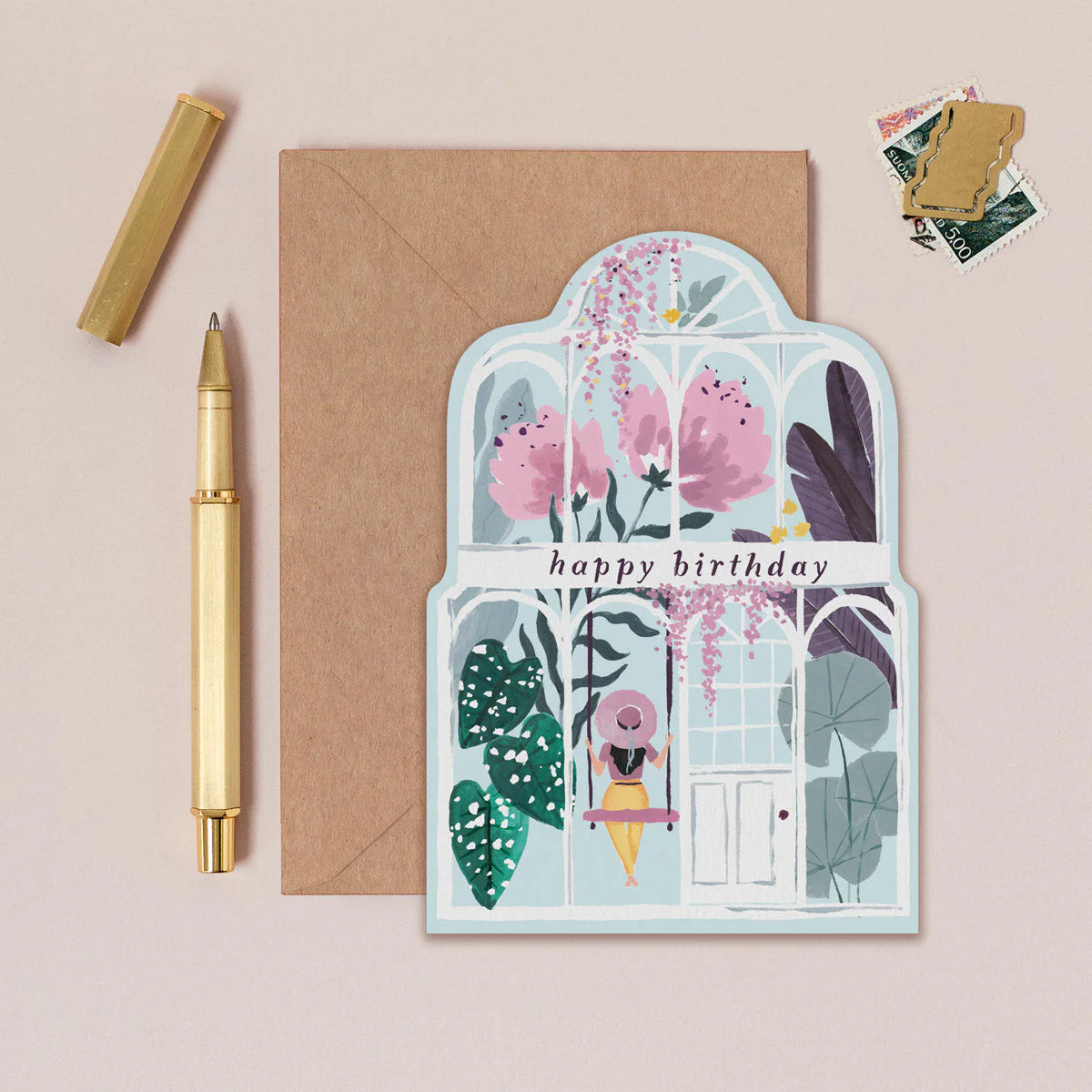 Greenhouse Birthday Card