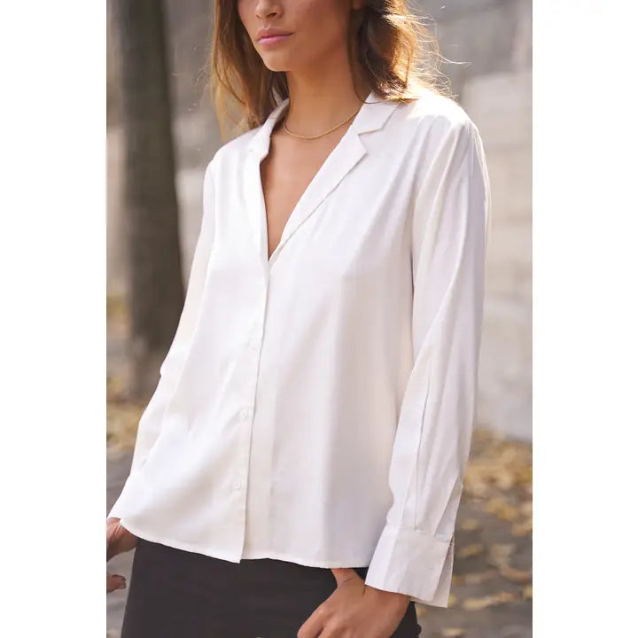 Paris Shirt with Pajama Collar