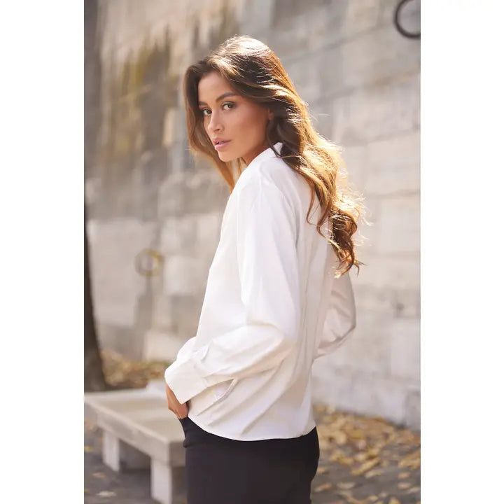 Paris Shirt with Pajama Collar