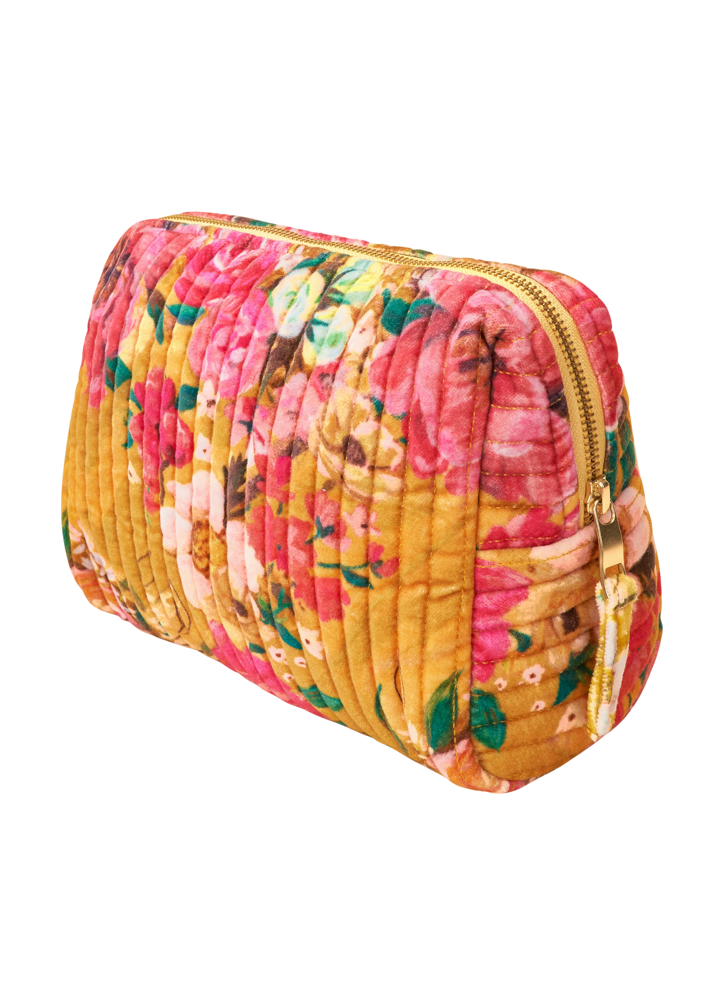 Large Quilted Washbag | Impressionist Florals