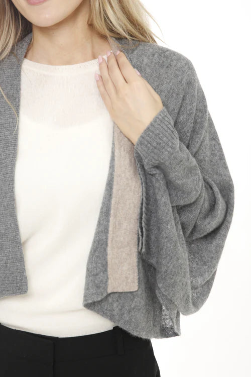 Cashmere Open Cardigan