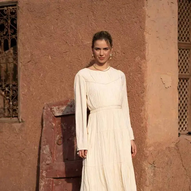 Romy Long Tiered Dress