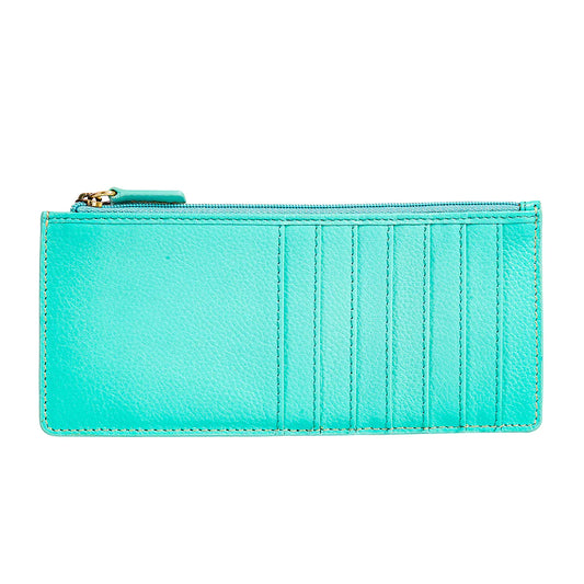 Foothill Creek Long Credit Card Holder | Turquoise