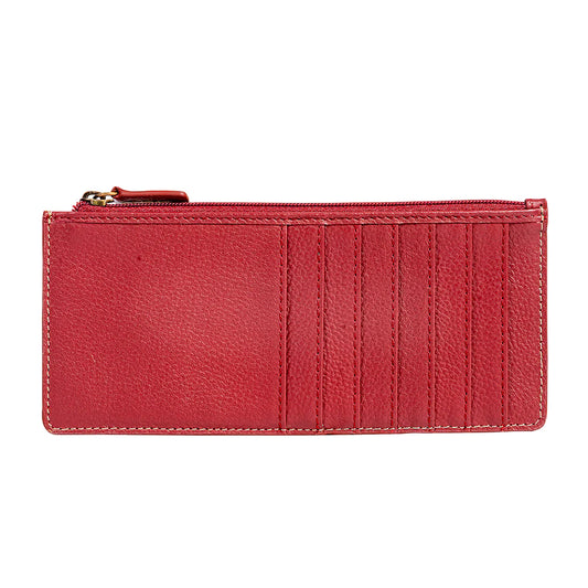 Foothill Creek Long Credit Card Holder | Red