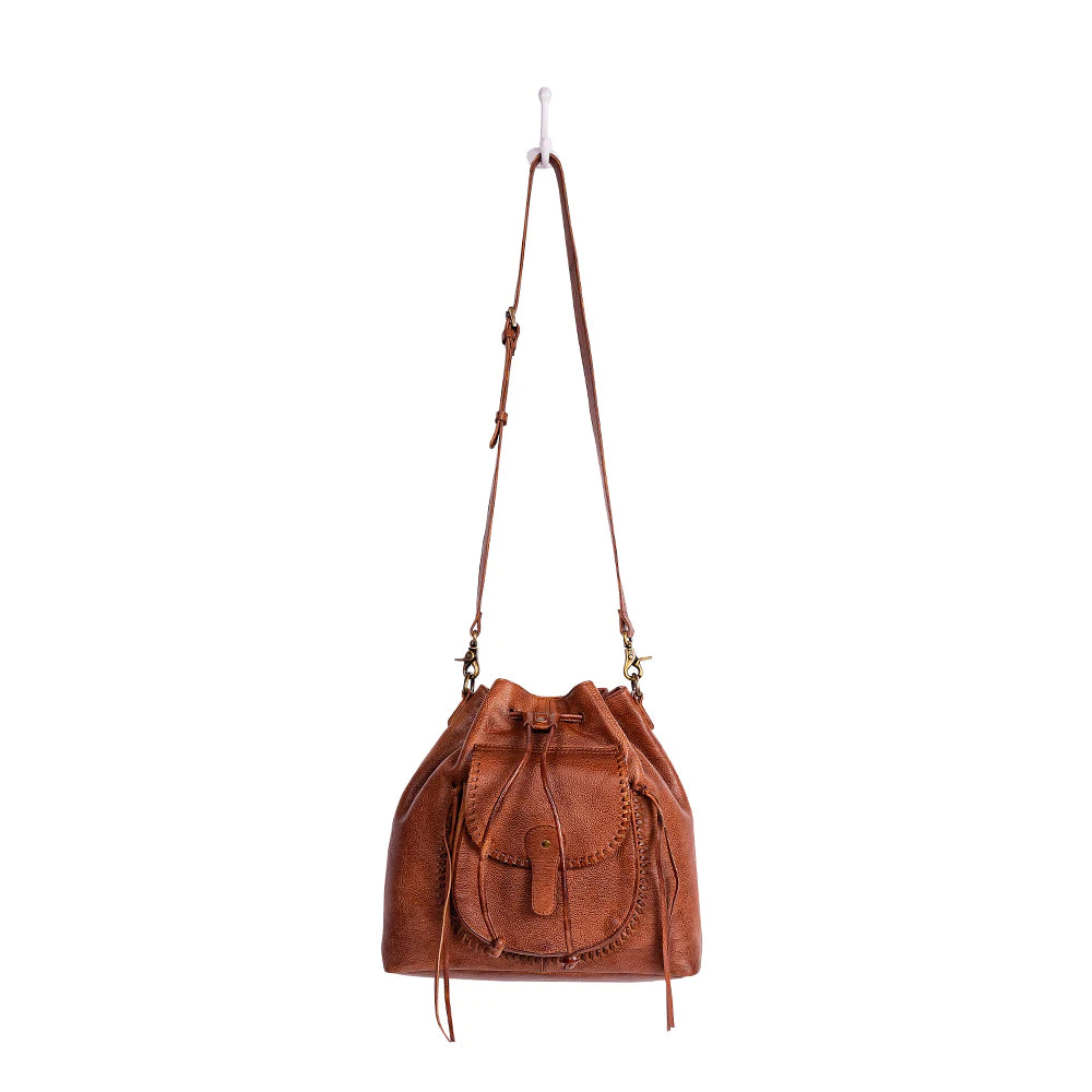 McKennon Trail Leather Bucket Bag