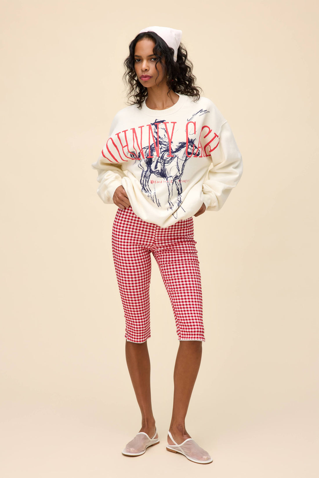 Johnny Cash Wilderness Boyfriend Sweatshirt