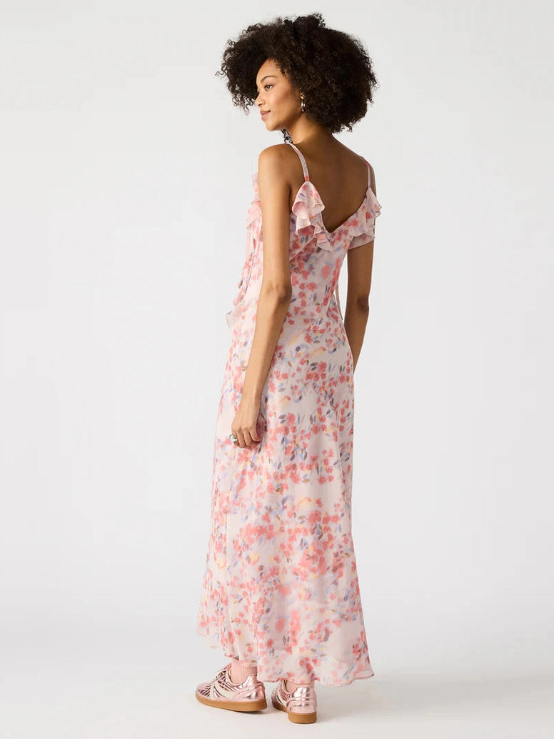 Adalina Floral Dress | Dusty Lavender