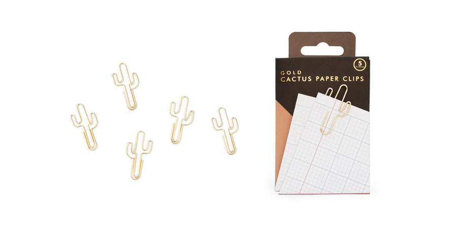Cactus Shaped Paper Clips