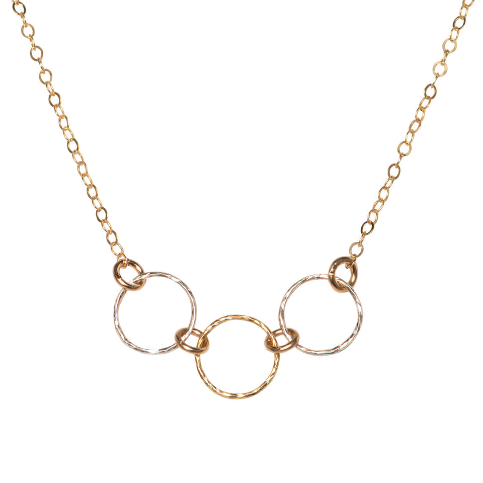 Sage Necklace Gold and Silver