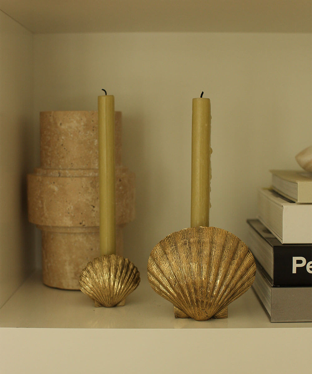 Scarlett Shell Candle Holder