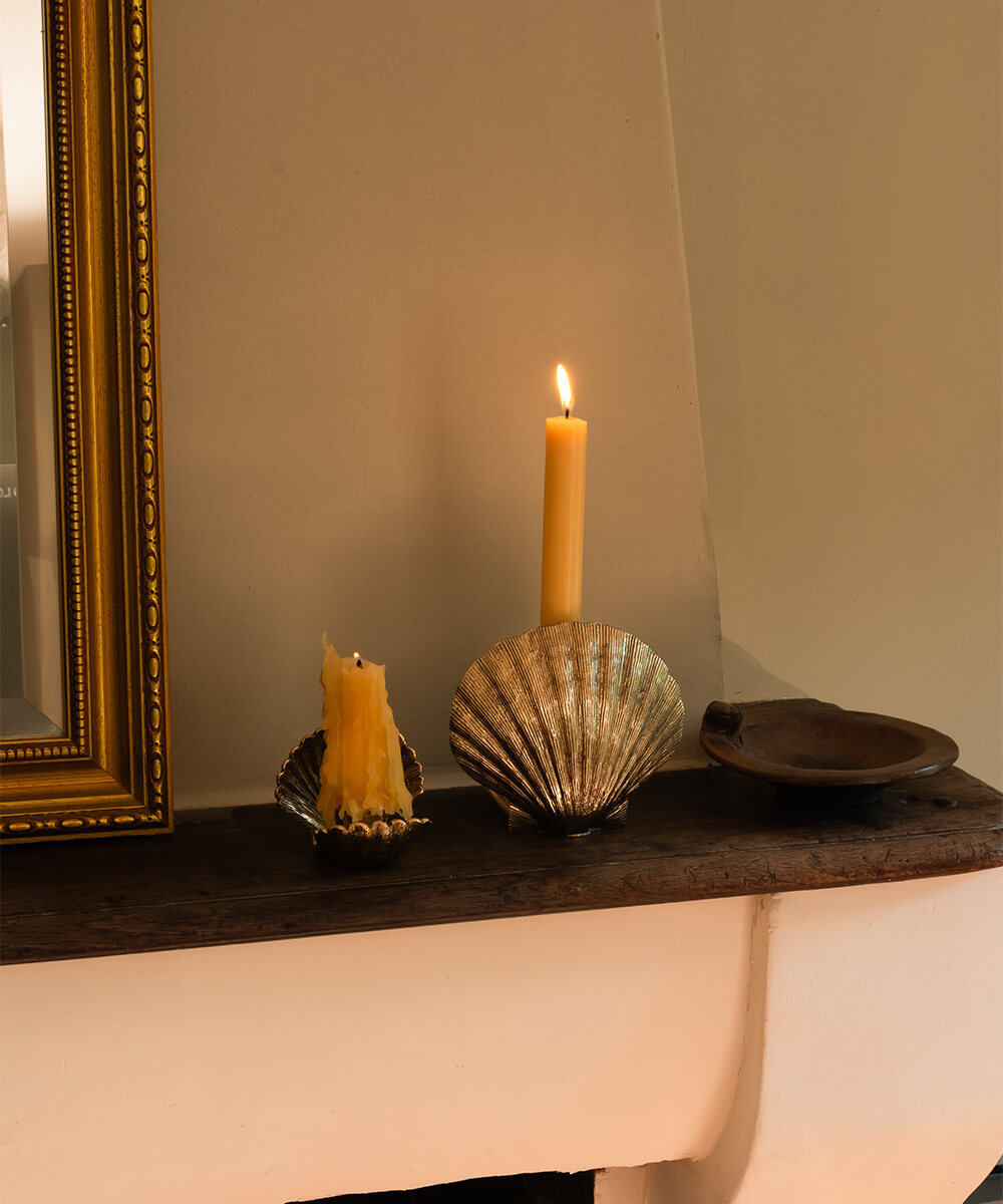 Scarlett Shell Candle Holder