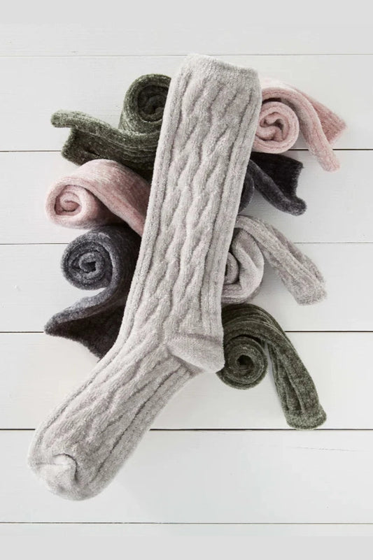 Womens Velvet Cozy Crew - 1PK