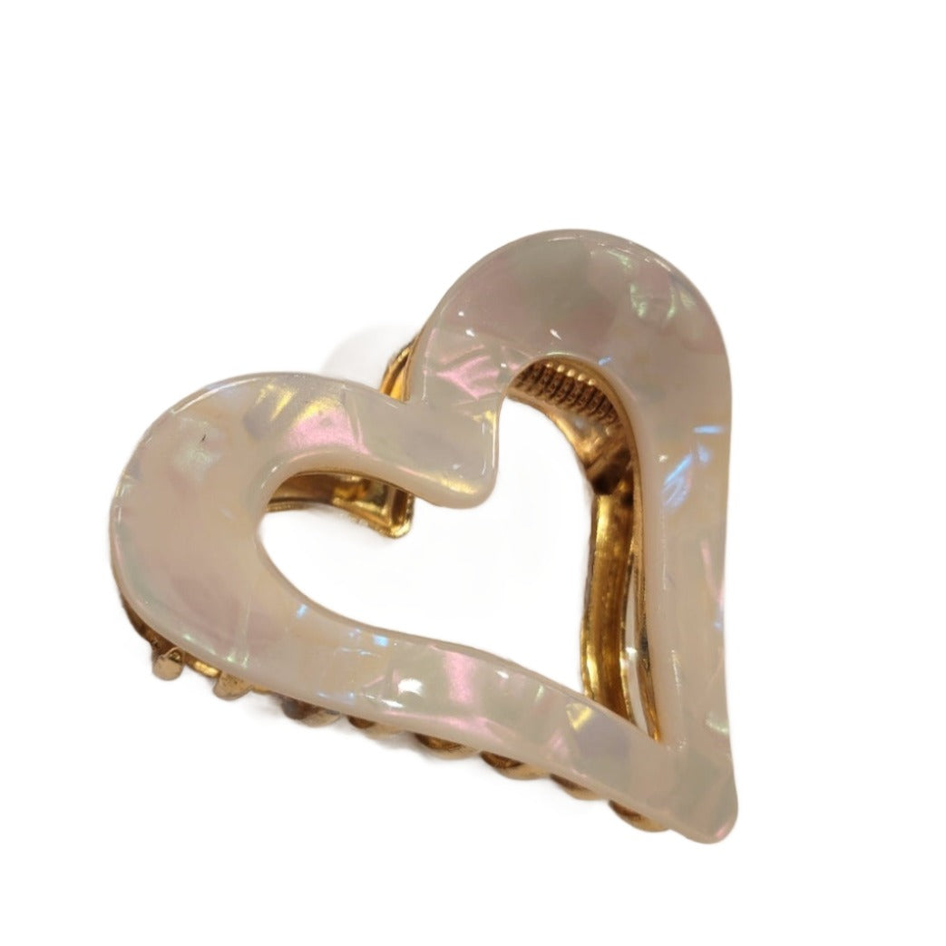 Heart Shaped Claw Clip