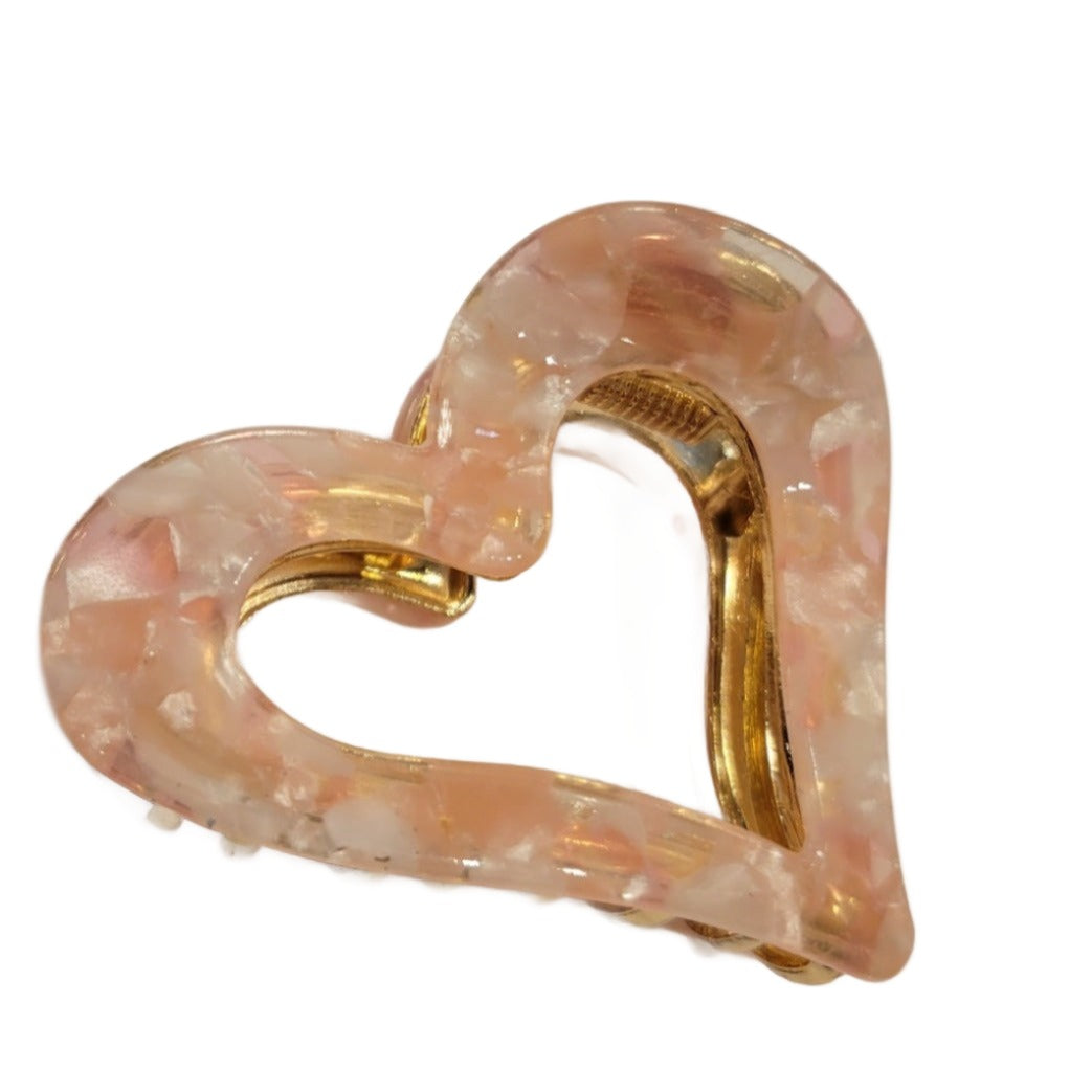 Heart Shaped Claw Clip