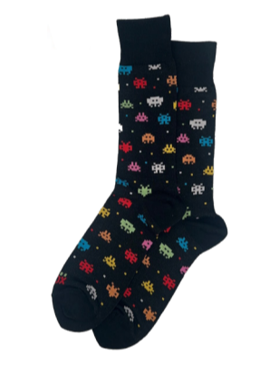 HOTSOX Men's Alien Robots Socks