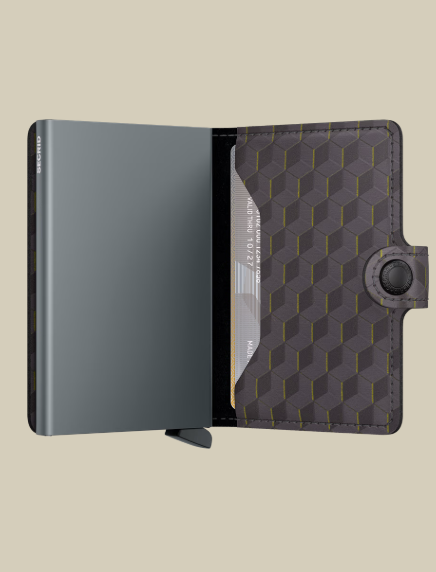 Miniwallet | Optical Grey Yellow